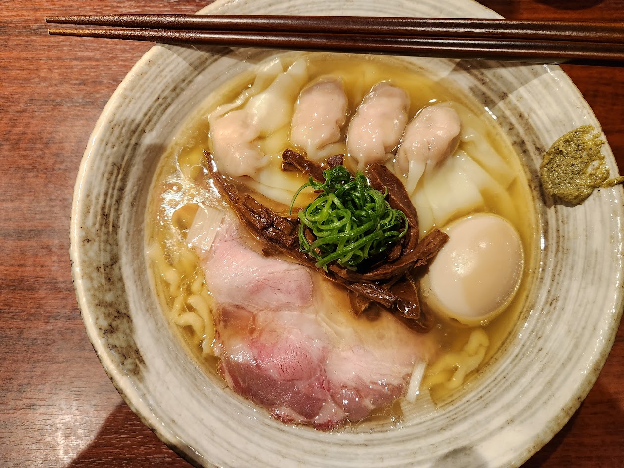 27.花筏ワンタン麺塩