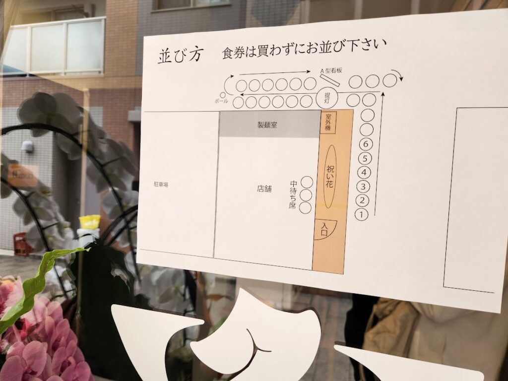 40.久我中華そば 並び方.jpg